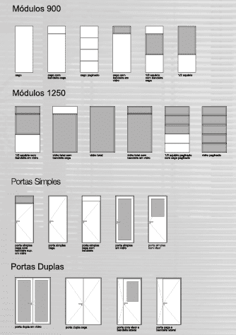 Modulos divisória Piso-Teto Tradesign