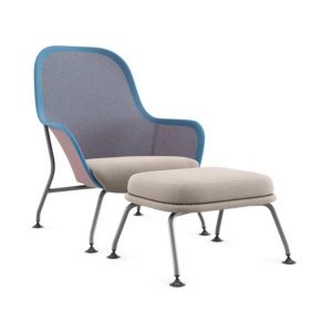 Poltrona Raya Cavaletti com ottoman