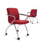 Imagem 04 1 em Cadeira Slim Cavaletti Cadeira Slim Cavaletti vermelha