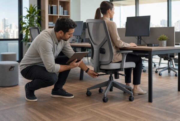 checklist de adequação à NR-17 em escritório corporativo